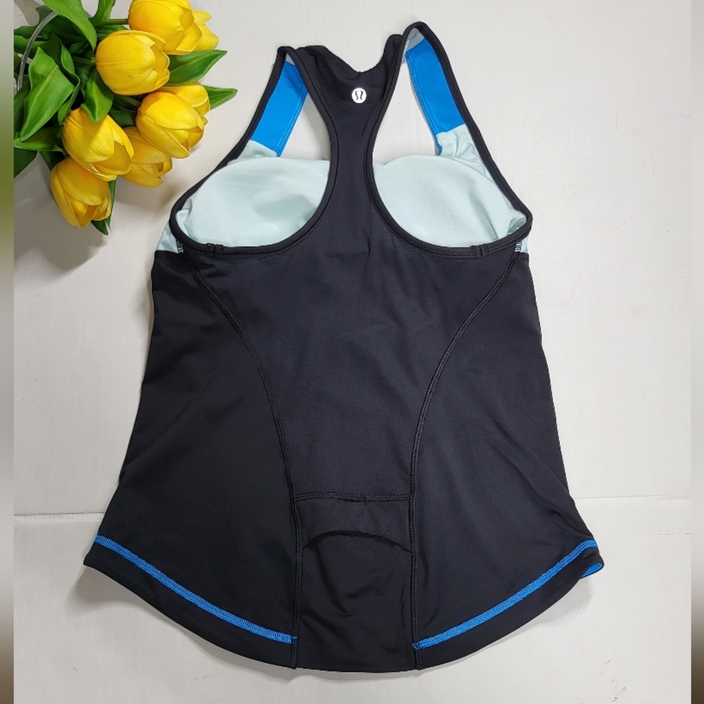 Lululemon Cardio Kick TankBeach Blanket Blue / Aquamarine / Black - Picture 3 of 16